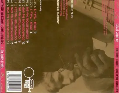 Anthony Braxton - John Lindberg - Six Duets (1997)