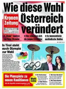 Kronen Zeitung Tirol - 15. Oktober 2017