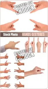 Hands gestures - Stock Photo