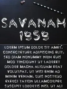 Savanah 1959 Font