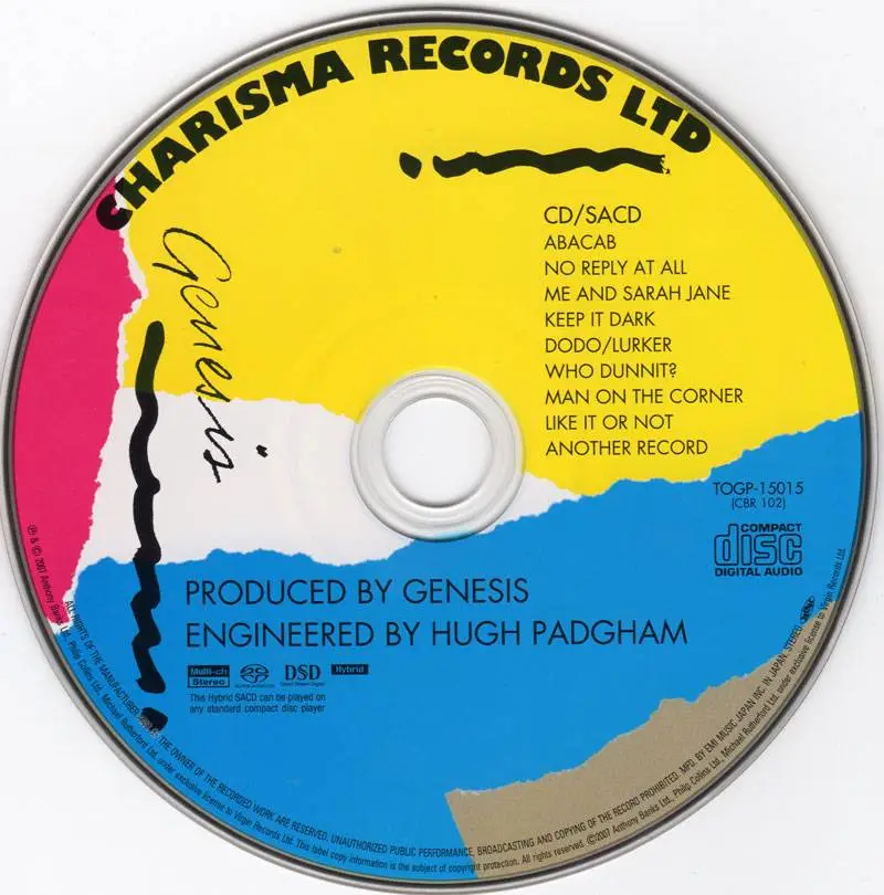 Genesis cd. Genesis Abacab 1981. Группа Genesis 1981. Genesis Abacab 1981 Vinyl. Genesis Abacab Cover.