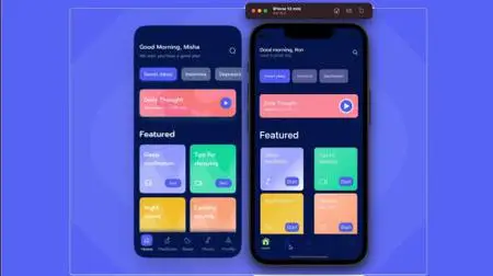 Frontend SwiftUI development: Implementing the UI of a Meditation App