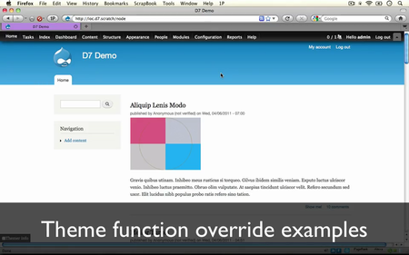 Learn Drupal 7 Development - Theming Essentials