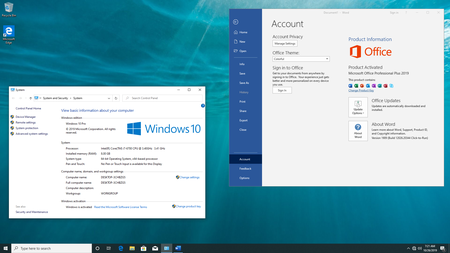 Windows 10 Pro 19H2 1909 Build 18363.449 + Office Professional Plus 2019 Integrated
