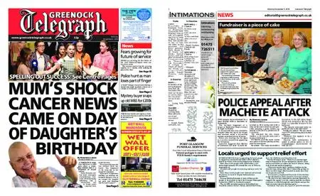 Greenock Telegraph – November 05, 2018