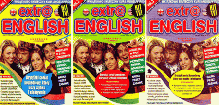 English Course • Extra English • Volume 1-2-3 • Episode 1-2-3-4-5-6-7-8-9 (2011) [Polish Edition]