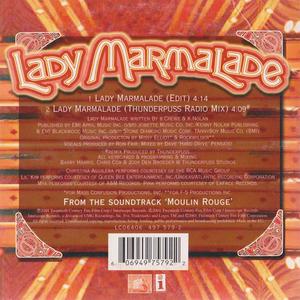 Christina Aguilera, Lil' Kim, Mya & P!NK - Lady Marmalade (Europe CD single) (2001) {Interscope}