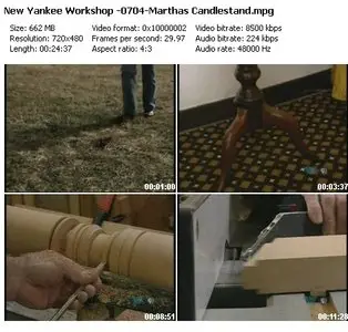 The New Yankee Workshop - Martha's Candlestand