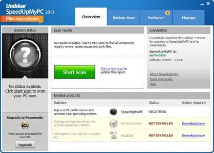 Uniblue SpeedUpMyPC 2013 5.3.8.8 Multilanguage Portable