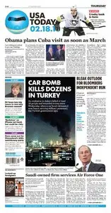 USA Today  February 18 2016