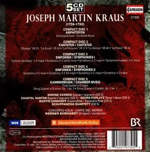 Joseph Martin Kraus: Amphitryon · Cantatas · Symphonies · Chamber Music [5CDs] (2019)