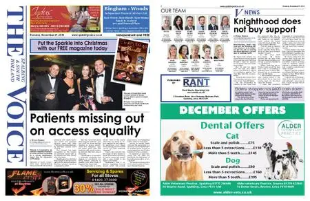 The Spalding & South Holland Voice – November 28, 2018