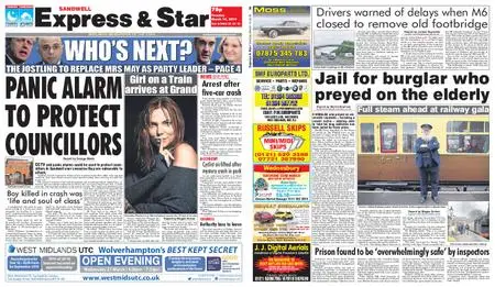 Express and Star Sandwell Edition – March 19, 2019
