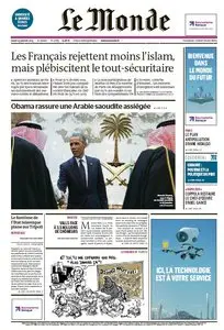 Le Monde du Jeudi 29 Janvier 2015
