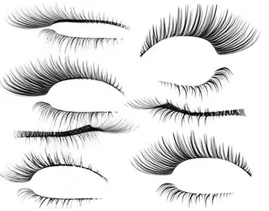 Eyelashes psd file