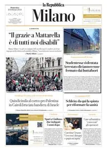 la Repubblica Milano - 25 Febbraio 2024