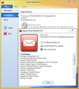 Gmail Notifier Pro 5.1 + Portable