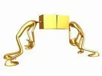 Goldman - interesting clipart / Золотые человечки - интересный клипарт