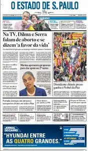 Jornal O Estado de SP em PDF, Sabado, 09 de Outubro de 2010