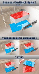 GraphicRiver Business Card Mock-Up No.2