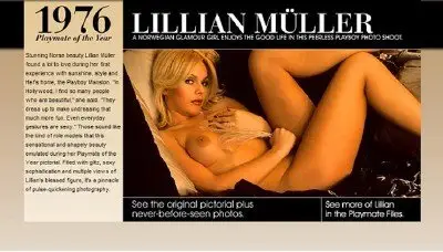 Playmate of the Year 1976 - Lillian Muller
