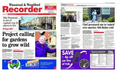 Wanstead & Woodford Recorder – March 22, 2018