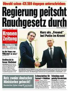 Kronen Zeitung Vorarlberg - 01. März 2018