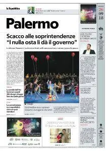 la Repubblica Palermo - 26 Settembre 2018