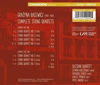 Silesian Quartet - Bacewicz: Complete String Quartets (2017)