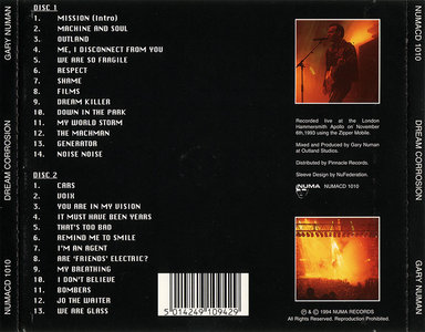 Gary Numan - Dream Corrosion (1994) 2CDs [Re-Up]
