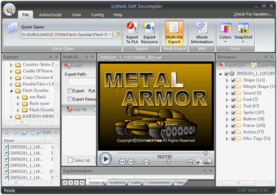 Sothink SWF Decompiler 5.0 Build 503 Portable