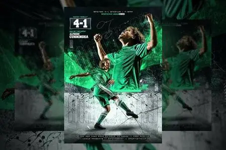 Soccer Flyer Template KX53JUR