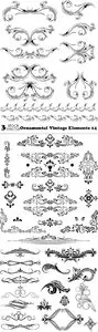 Vectors - Ornamental Vintage Elements 14