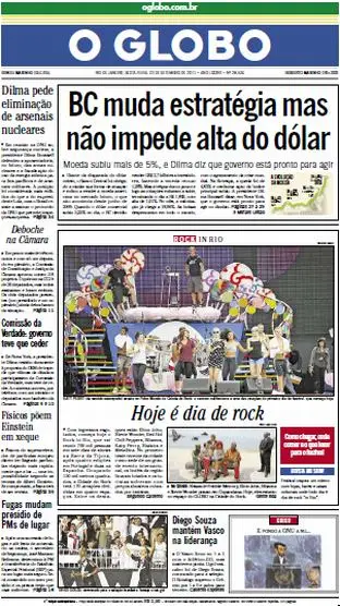Jornal O Globo - 23 de setembro de 2011