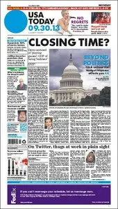 USA Today - 30 September 2013