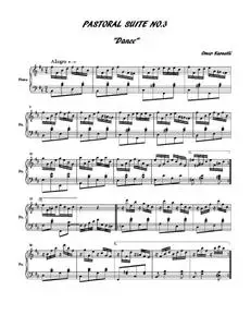 Pastoral suite no.3 (dance I)