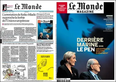 Le Monde - 28 May 2011 (+ Supplement)