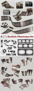 Vectors - Realistic Filmstripes Set