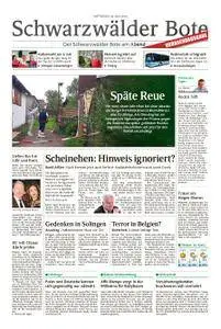 Schwarzwälder Bote Schwenningen - 30. Mai 2018