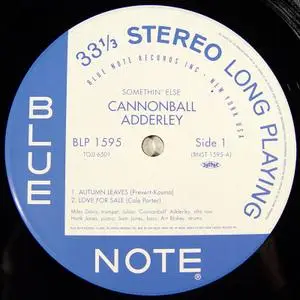 Cannonball Adderley - Somethin' Else (1958) [Vinyl Rip 16/44 & mp3-320 + DVD] Re-up