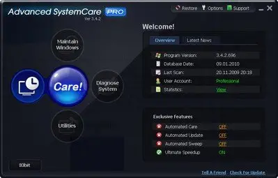 Advanced SystemCare Pro 3.4.2.696 Portable 