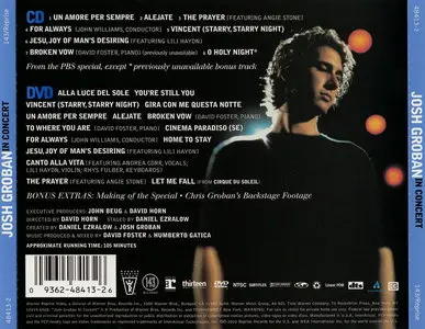 Josh Groban - In Concert (2002) [CD + DVD]
