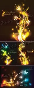 Fire Flowers Vector