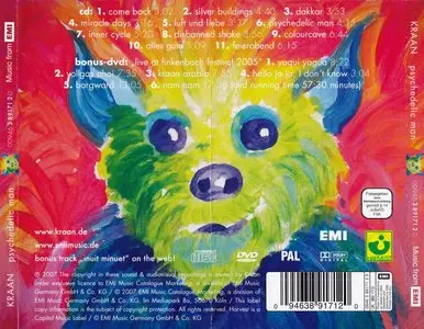 Kraan - Psychedelic Man (2007) [Limited Edition] Bonus DVD