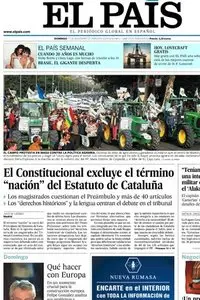 El País. 22 Noviembre