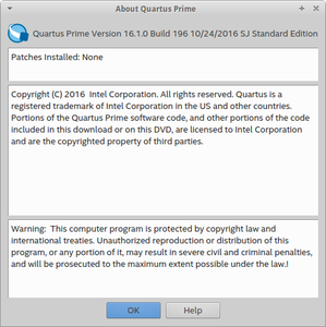 Altera Quartus Prime 16.1