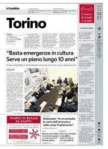 la Repubblica Torino - 15 Dicembre 2017