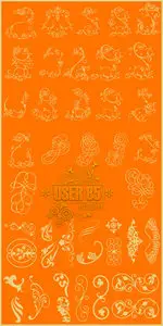 Series Gold Ornaments #3