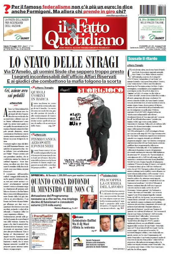 Il Fatto Quotidiano (29-05-10)