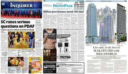 Philippine Daily Inquirer – October 09, 2013